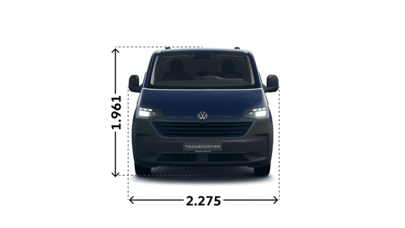 e-Transporter Kastenwagen L-Trennwand PanAmericana kurzer Radstand vorne