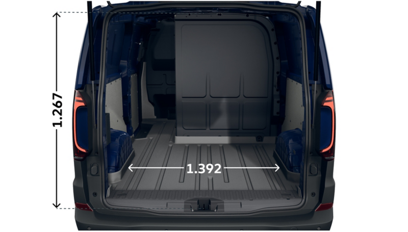 e-Transporter Kastenwagen L-Trennwand PanAmericana langer Radstand hinten