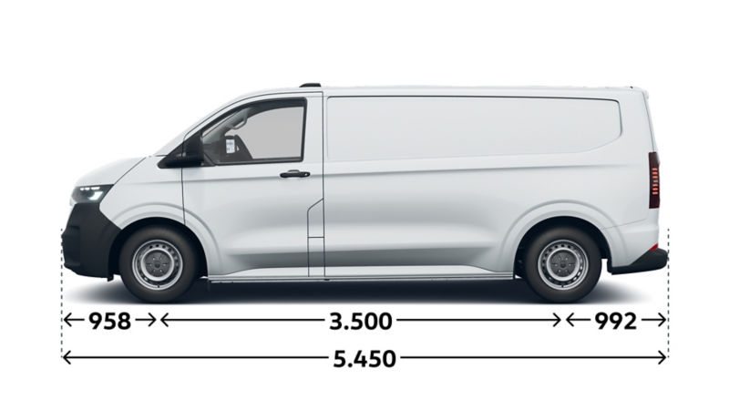 e-Transporter Kastenwagen langer Radstand Seite