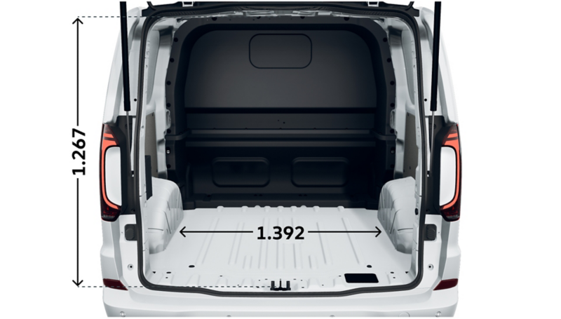 e-Transporter Kastenwagen Plus Edition kurzer Radstand hinten