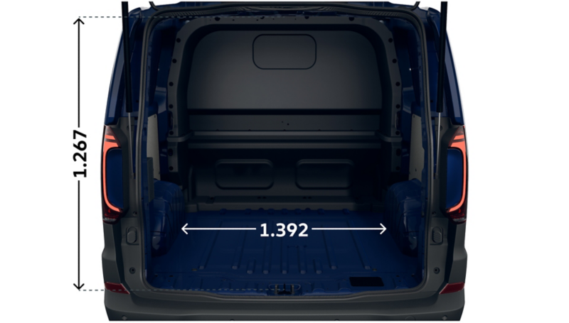 e-Transporter Kastenwagen Plus PanAmericana kurzer Radstand hinten