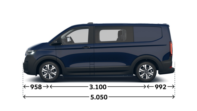e-Transporter Kastenwagen Plus PanAmericana kurzer Radstand Seite