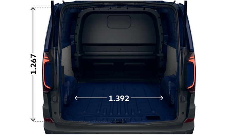 e-Transporter Kastenwagen Plus PanAmericana langer Radstand hinten