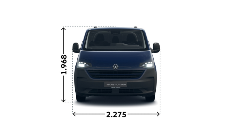 e-Transporter Kastenwagen Plus PanAmericana langer Radstand vorne
