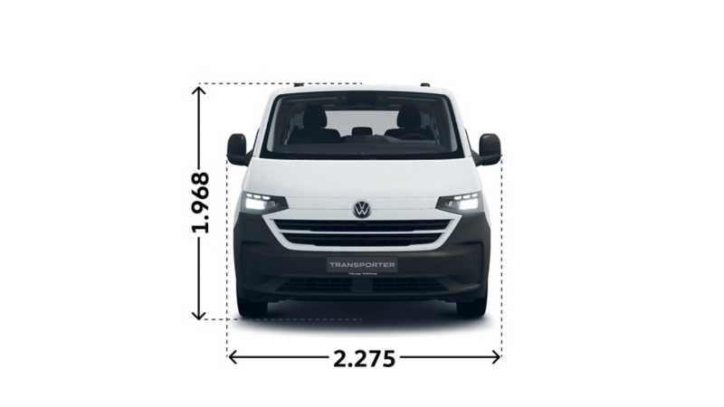 e-Transporter Kombi langer Radstand vorne