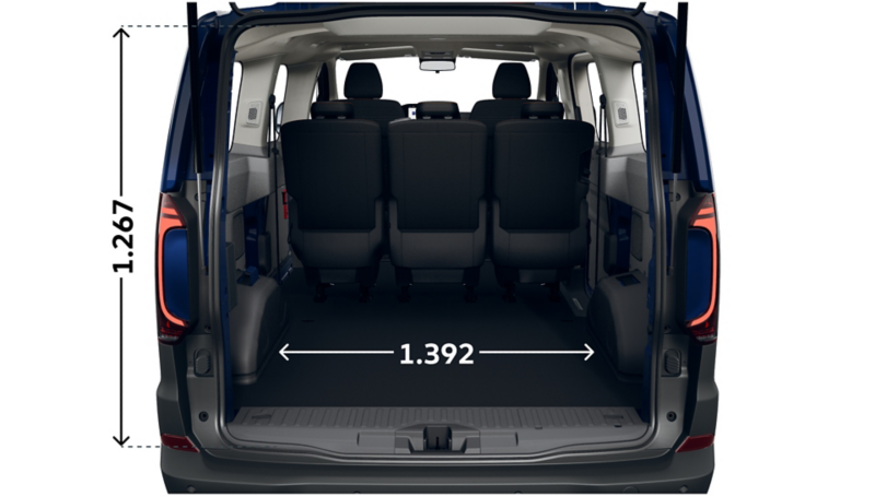e-Transporter Kombi PanAmericana kurzer Radstand hinten