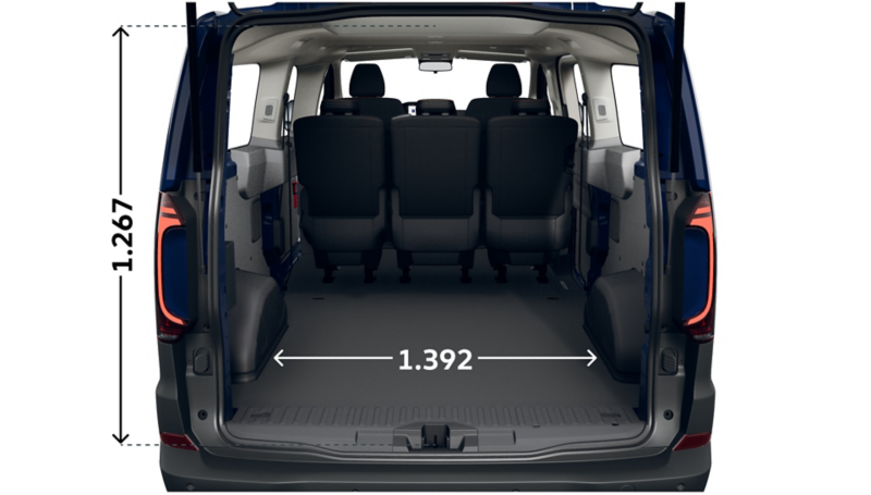 e-Transporter Kombi PanAmericana langer Radstand hinten