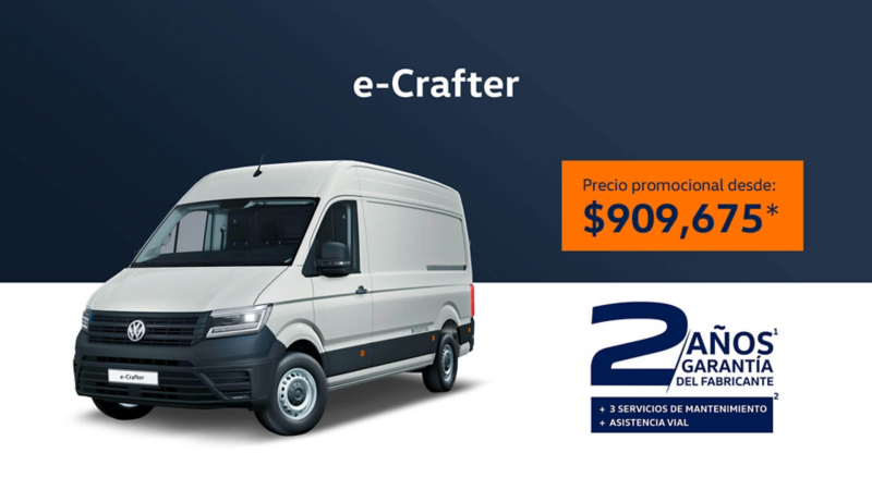 Estrena un e-Crafter 2024 con precio promocional desde $909,675 MXN