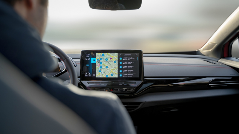 Bild des e-Routenplaner des ID.5