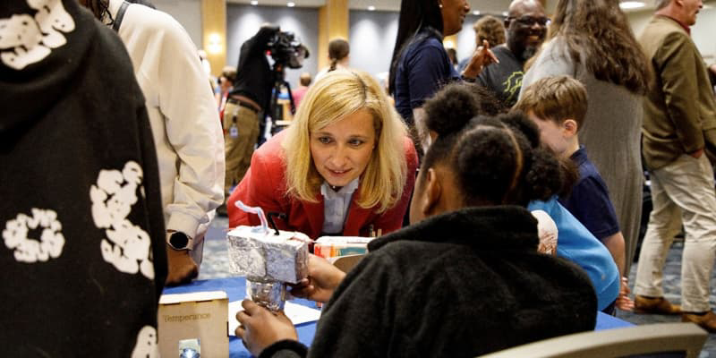 More than 150 local Chattanooga students participated in the VW eLabs showcase, hosted by the University of Tennessee.