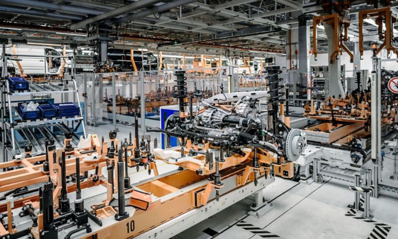 Wnętrze Fabryki Volkswagena we Wrześni