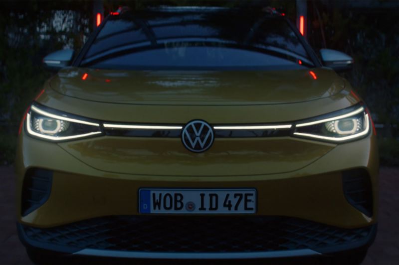 Front lights of the Volkswagen ID.4