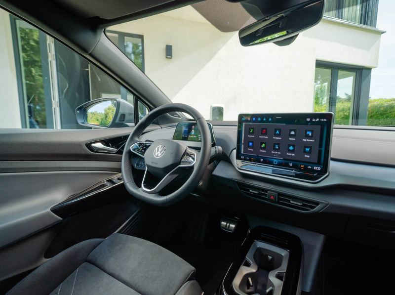 An interior shot of the dashboard