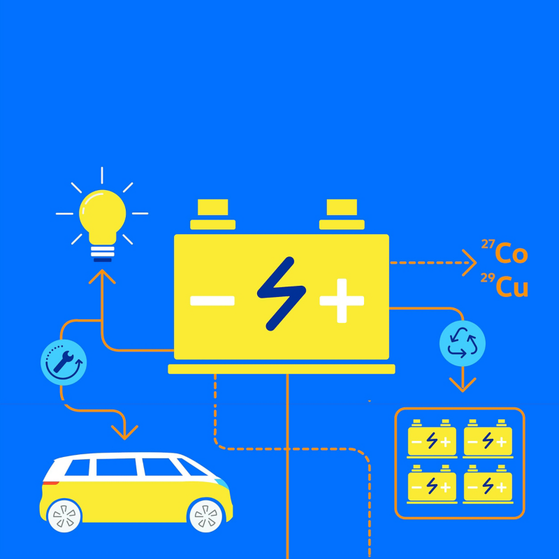 Second life for used batteries infographic