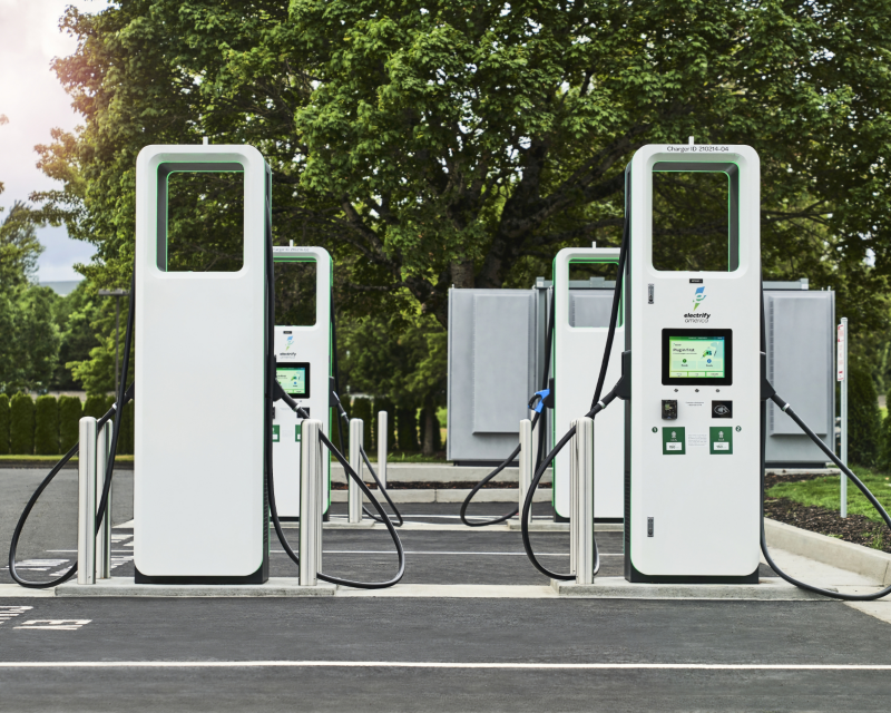 Electrify America EV charging stations.