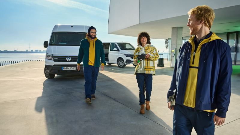 vw e-Crafter elvarebil og Transporter varebil