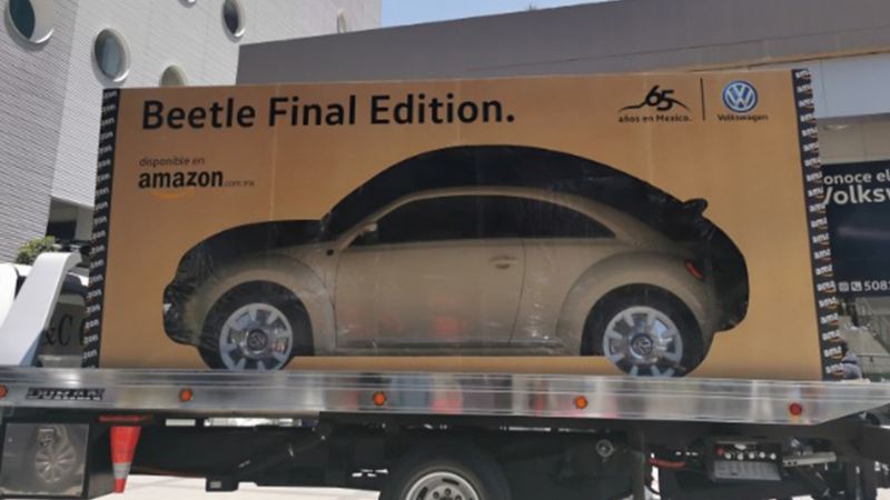 Entrega de Beetle Final Edition en colaboración con Amazon