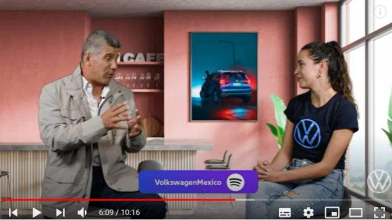 Imagen captura de episodio de Podcast Volkswagen en YouTube