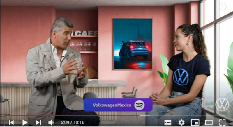 Imagen captura de episodio de Podcast Volkswagen en YouTube