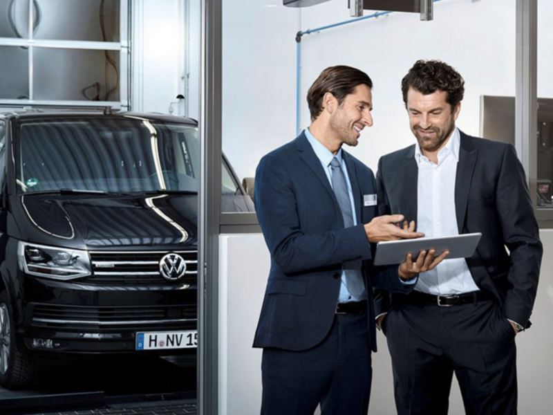 l'équipe commerciale de Volkswagen