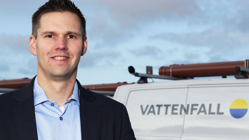 Erik Nolberger, fordonschef på Vattenfall Services