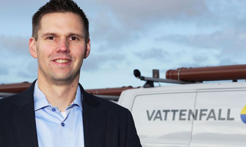 Erik Nolberger, fordonschef på Vattenfall Services