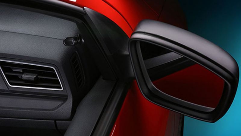 Espejo lateral de Nuevo Gol de Volkswagen