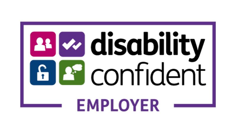 Disability confident committed logo