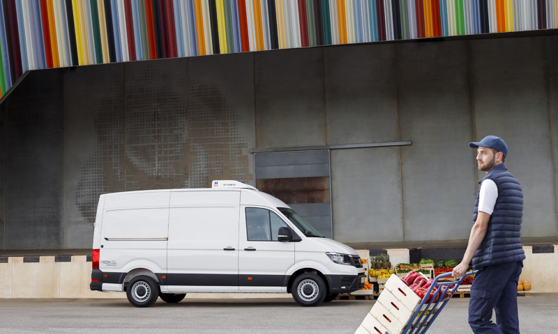 Plano lateral del VW Crafter Fresh Van