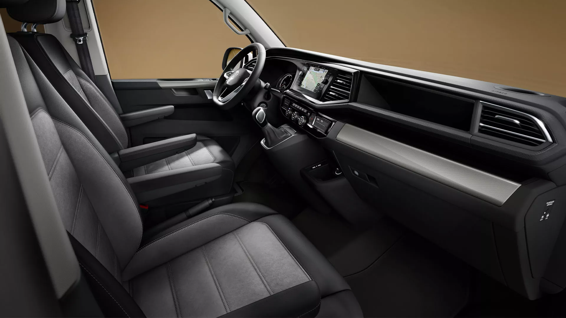 Volkswagen Caravelle front seats interior