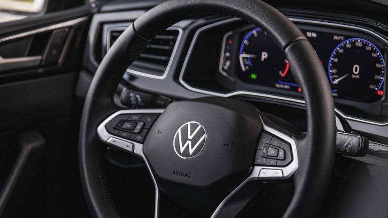 Pantalla de la digital cockpit que tiene Volkswagen Polo 2024. 