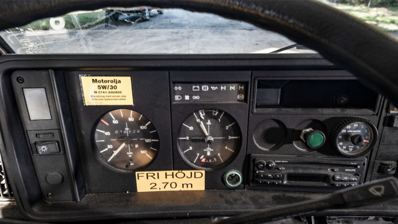 Instrumentpanel i VW LT31