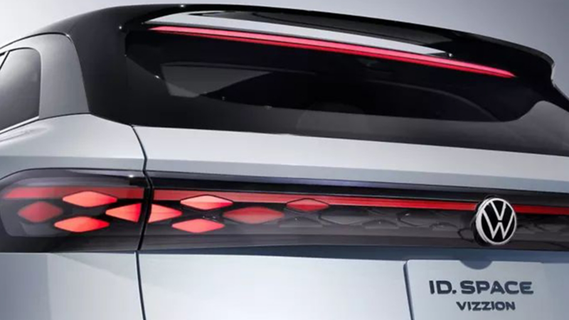 Flanc de la Volkswagen ID. SPACE VIZZION.