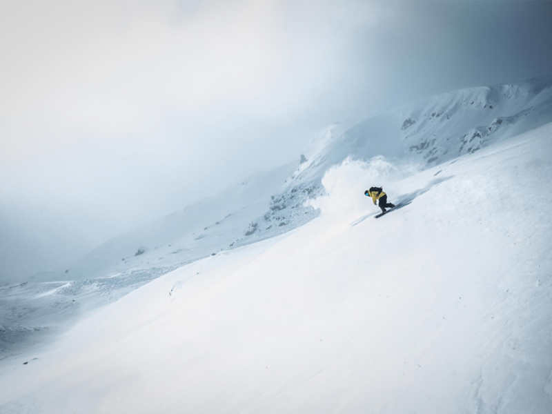 Utförsåkning i Hemavan.