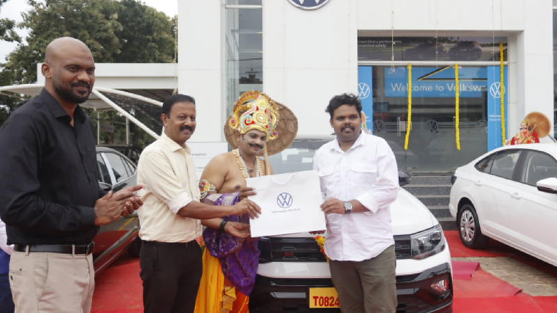 Volkswagen Passenger Cars India delivered 101 cars on the auspicious first day of Malayalam New Year - Chingam in Kerala