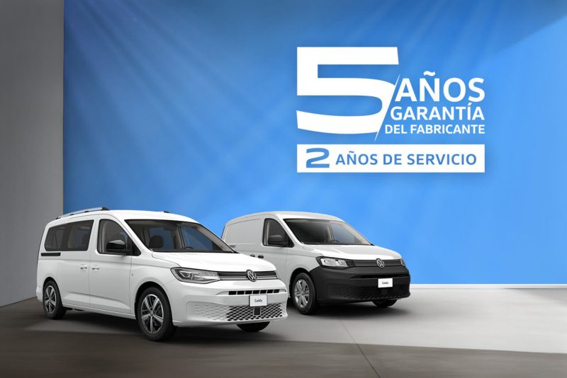 Garantía de fábrica para Caddy Volkswagen