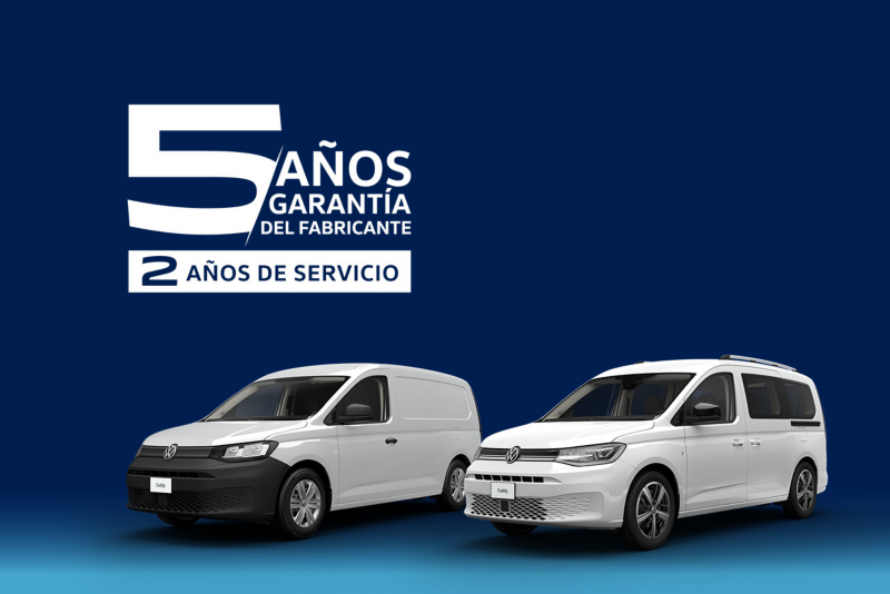 Garantía de fábrica para Caddy Volkswagen