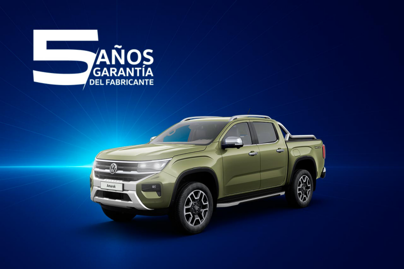 Garantía de fábrica para camioneta tipo pickup Amarok VW 2025