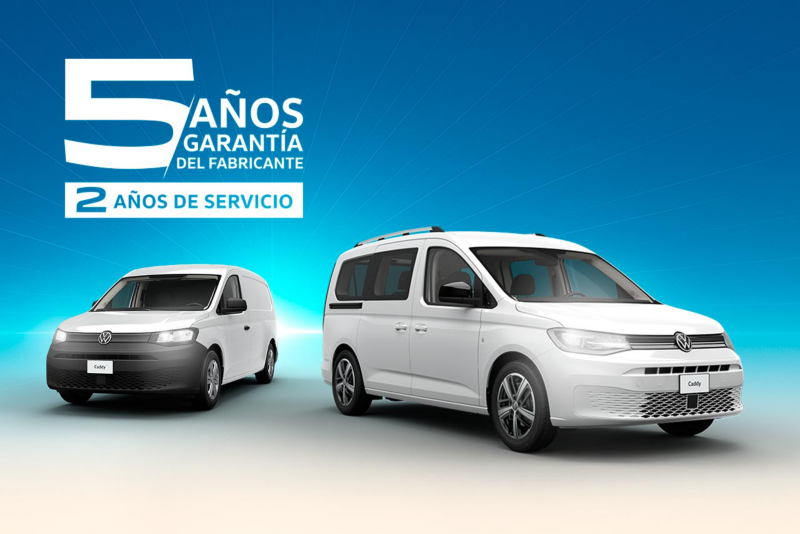 Garantía de fábrica para Caddy Volkswagen