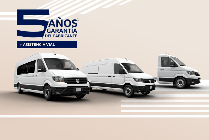 Garantía Volkswagen para camioneta de trabajo Nuevo Transporter Cargo Van 2025