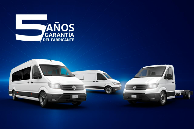 Garantía de fábrica para Nuevo Crafter VW 2025