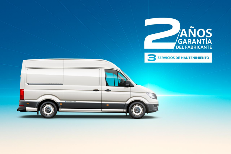Garantía de fábrica para auto eléctrico VW e-Crafter 2024