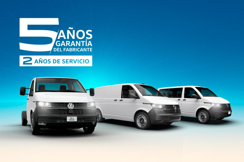 Conoce la garantía de fábrica de Volkswagen para Transporter 2024
