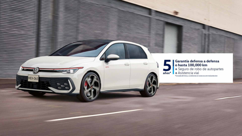 GTI 2025 - Auto deportivo de Volkswagen con garantía de hasta 5 años y otros beneficios. 