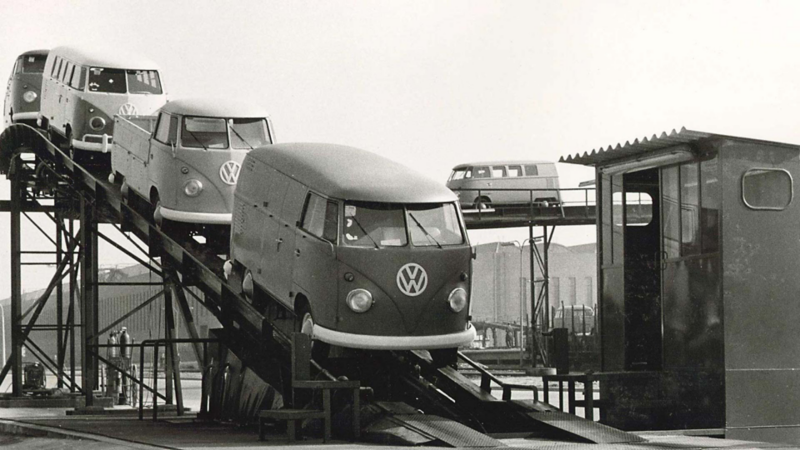 Primeras versiones de Transporter generación 1 - conocido como VW Combi