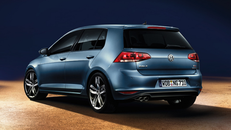 golf 7 2012 posteriore