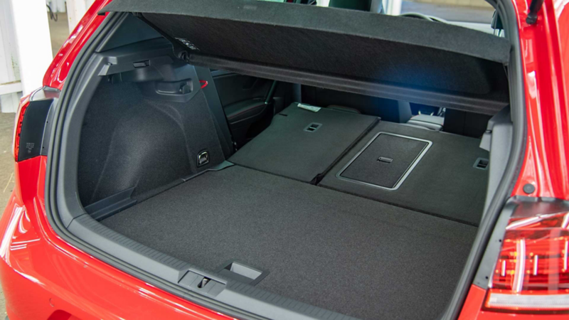 Cajuela de hatchback Golf de Volkswagen.
