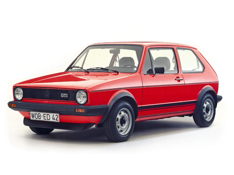 Une Golf MK1 GTI.