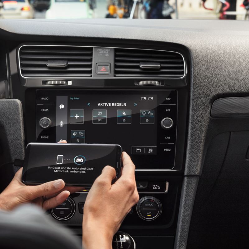 Phone connectivity in the Volkswagen Golf