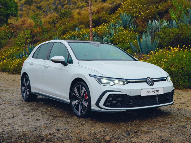 Front of the Volkswagen Golf GTE